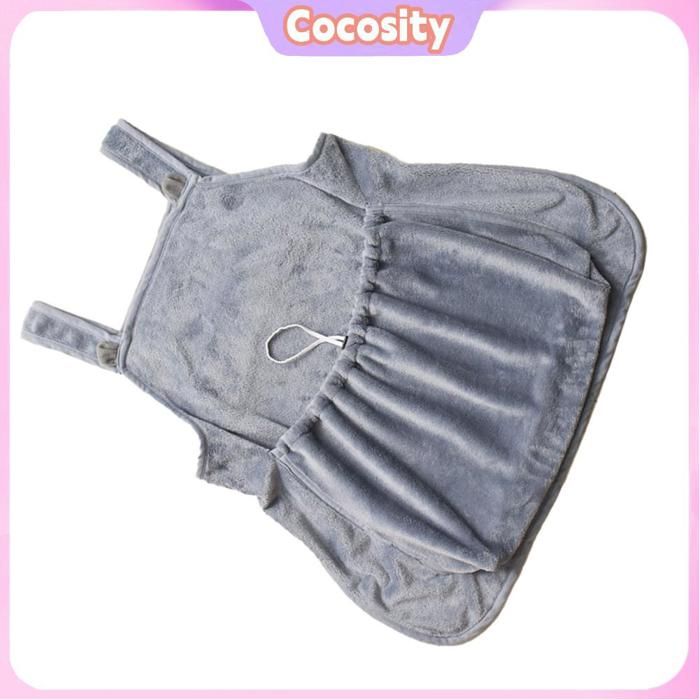 Cocosity Tablier de transporteur de chat Sac Tablier pour Chat à la Mode Poils Non Adhésifs Grande Poche animalerie pull