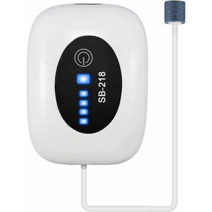 Pompe à air daquarium à batterie pompe à air de poisson portable rechargeable silencieuse