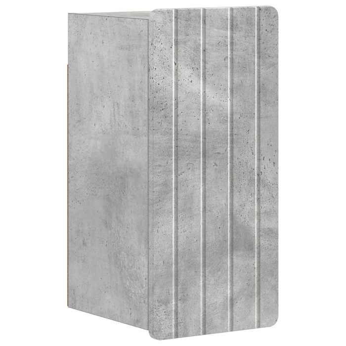 Gris Armoire murale de salle de bain ZWOLLE Gris béton(VIDAXL)_37031 ...