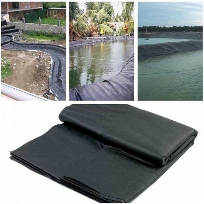 Bâche bassin 5x4m 0.12mm PVC Imperméable pour Étang et Réservoir