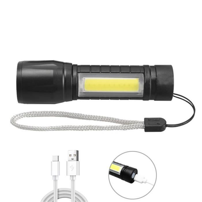 MINI LAMPE DE Poche Super Lumineuse Trois Yeux Clip Petite Torche Camping EUR 9,59 - FR