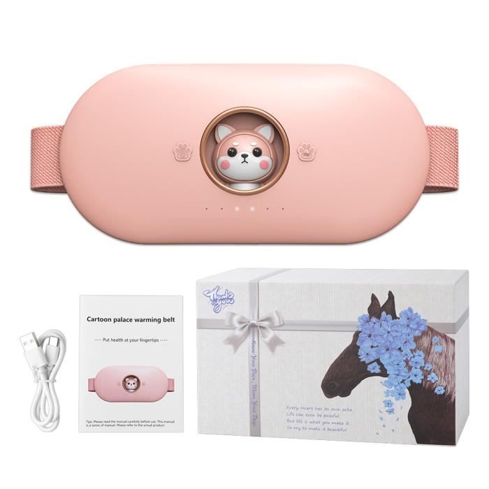 Ceinture Chauffante Menstruelle - Coussin Thermique Réglable 3 Vitesses - Soulage Les Douleurs De Règles