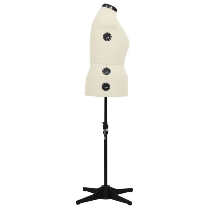 Manequin Robe Akozon Mannequin de robe ajustable pour femme Crème L Taille 44-50 ...