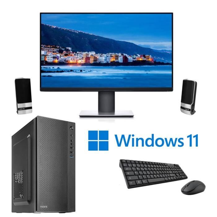 Ordinateur PC complet - Windows 11 - Prêt a l'emploi - Intel G6900 - 480 go - 16 Go