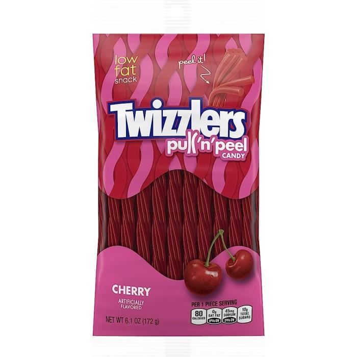 TWIZZLERS CHERRY PULL&PEEL