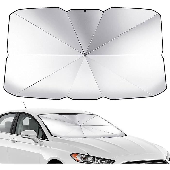 Pare-Soleil Pliable Pour Nissan Leaf 2019-2023 - Protection Pare-brise Avant Anti-UV - Avec Sac De Rangement