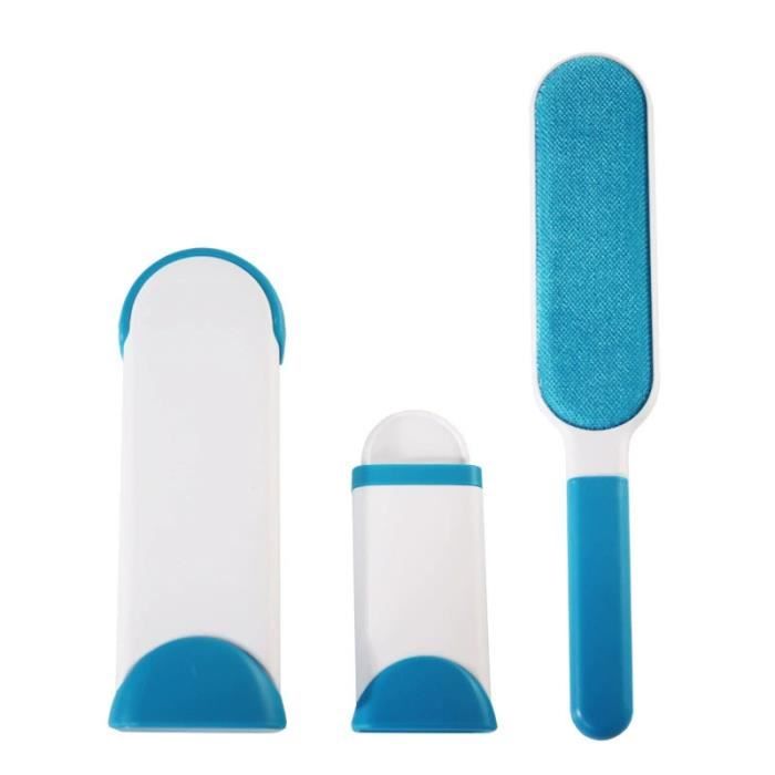 Meilleurs prix pour MTEVOTX Anti-poils Brosse pour Animal Domestique - Brosse de nettoyage magique réutilisable - Épilateur pour Vêtements