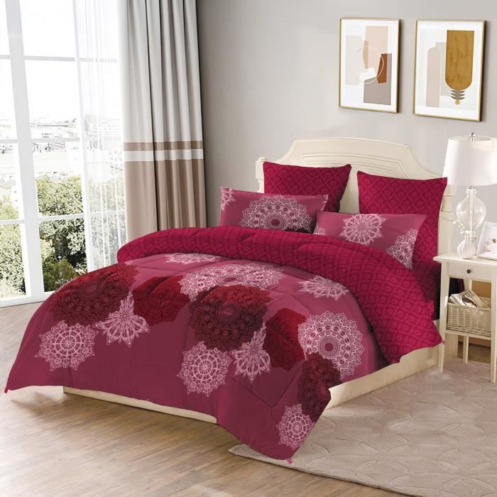 Couette Chaude 600g 220x240 Cm MING19-189 Ultra Gonflant Douceur Extrême - Maison