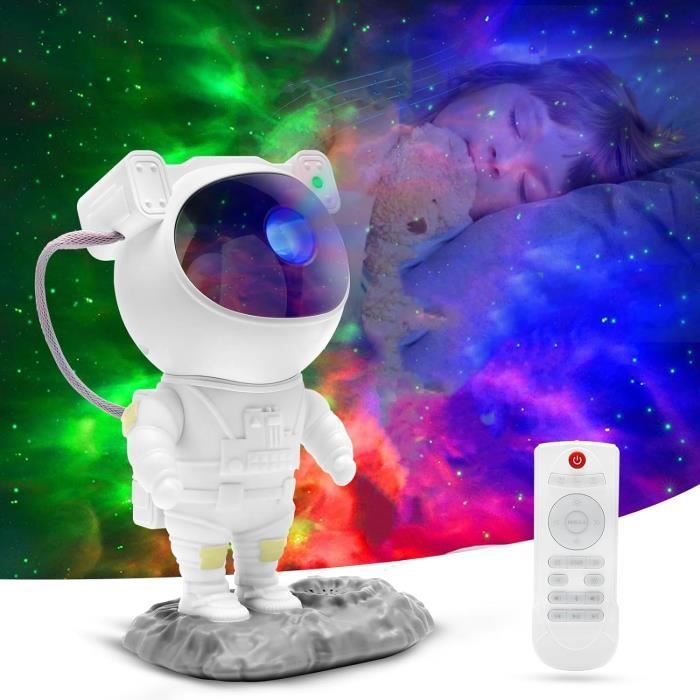 Projecteur Astronaute Avec Haut-Parleur De Musique Bluetooth, Projecteur  Ciel Étoile, Lampe Projecteur Galaxie Avec Télécomma[H3250] - Cdiscount  Maison