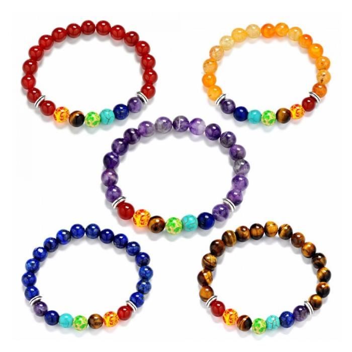 Bracelet chakras femme clearance