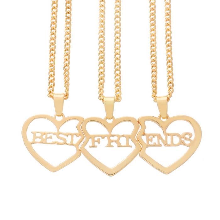 Collier D Amitie Pour 3 Achat Vente Pas Cher
