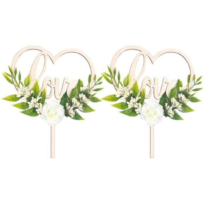 Cake Topper personnalisé Prénom pour Anniversaire, Mariage