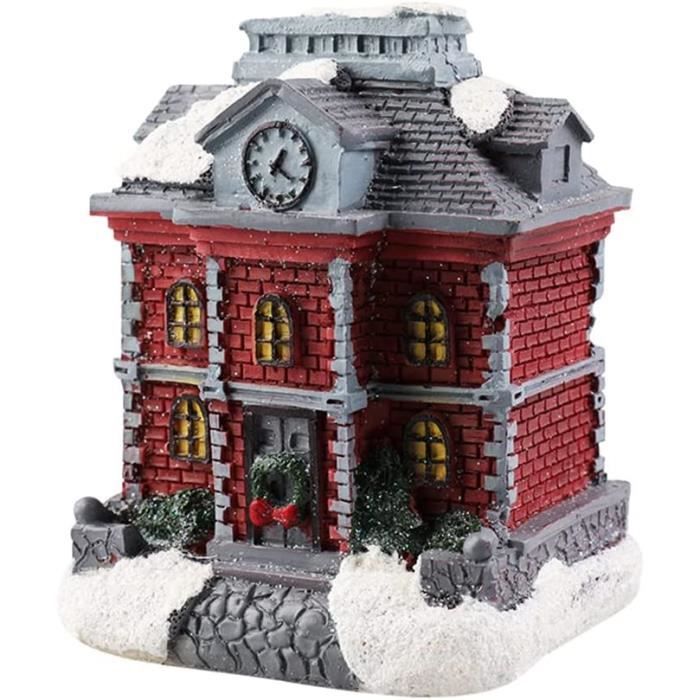 Village de Noël Lumineux, Maison De Noël Lumineuse LED Maison Village