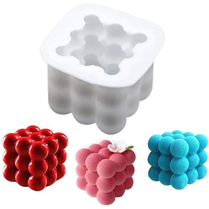 3 Moules En Silicone Pour Bougies Chauffe-plat - Forme Pot De Fleurs, Pour Plâtre, Résine, Savon, DIY Déco