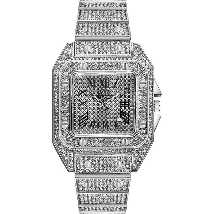 Montre diamant discount pas cher