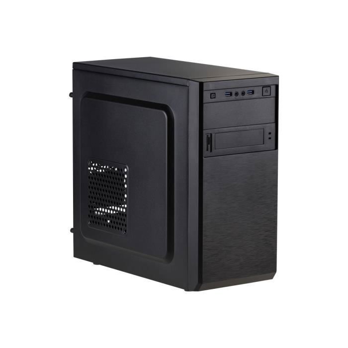 Boîtier Akyga AK17BK Micro-tour micro ATX pas dalimentation noir USB-Audio