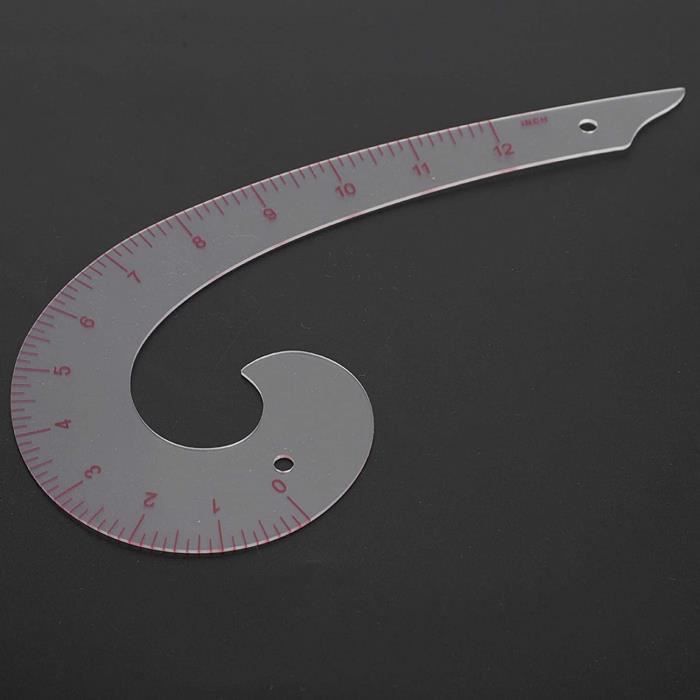 Comma Curve Ruler Comma Curve Ruler Règle de tailleur pratique Designer graphique ...