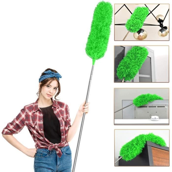 Plumeau Télescopique 74-105 Cm – Microfibre, Pour Poussière Maison Et Voiture