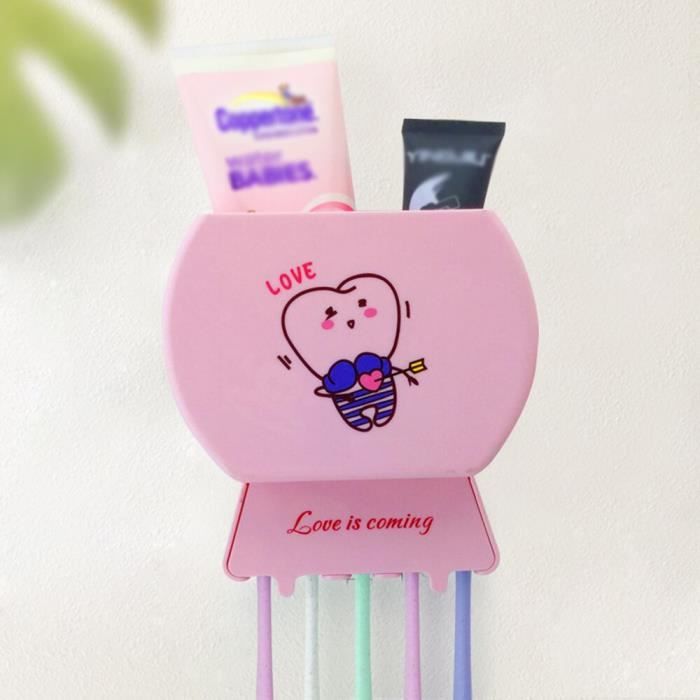 KONE Porte-brosse à Dents Vert Pour Salle De Bain, 2 Tasses