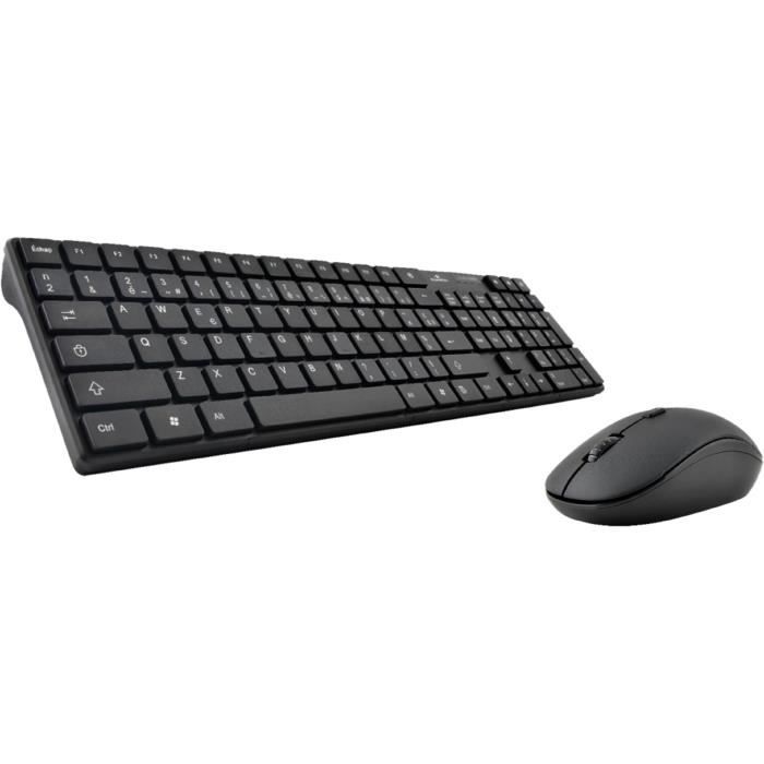 BlueStork - Pack Clavier et Souris sans Fil Grapheme - Wireless avec Smart  Dongle - Clics Silencieux - Design Ultra Slim - Ergonomique - Rechargeable  - Blanc - AZERTY FR : : Informatique