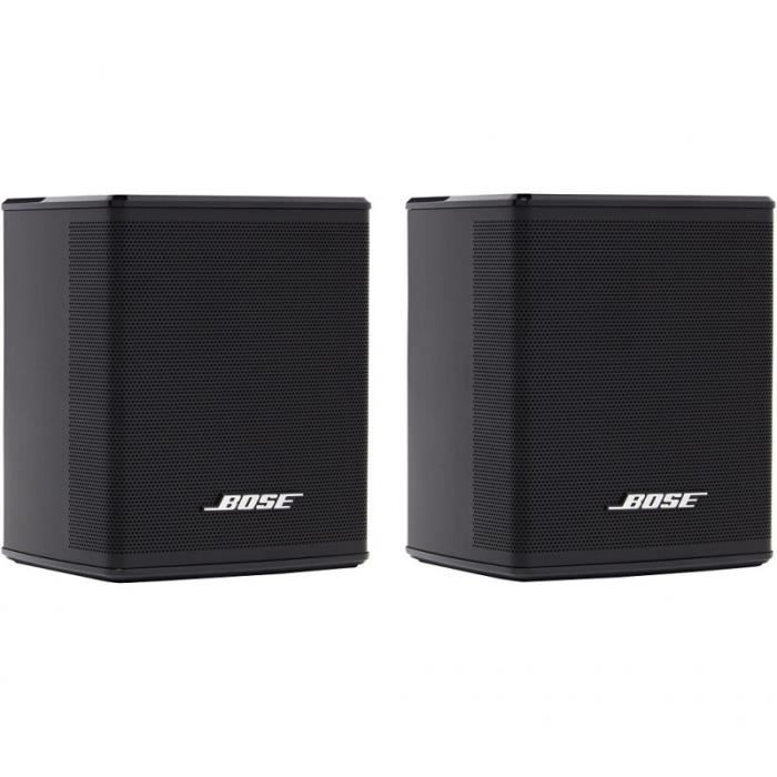 Enceinte bibliothèque Bose - Kit enceinte surround Speakers - Noir - Amplificateur intégré - Sans fil - 8,0 Ohms
