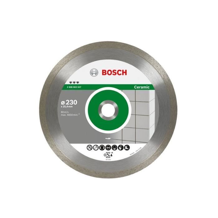 Disque diamant Best for Ceramic Ø 230 AL 25 4 BOSCH 2608602637 - vue 2