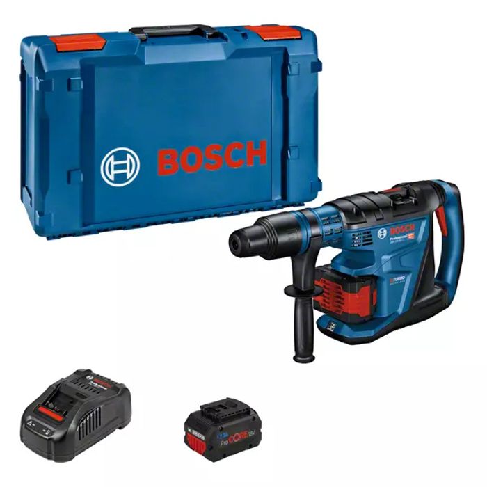 Perforateur SDS MAX 18V 2x5.5Ah GBH 18V 40 C BOSCH PROFESSIONAL Perçage béton 9 joules Sans fil - vue 1