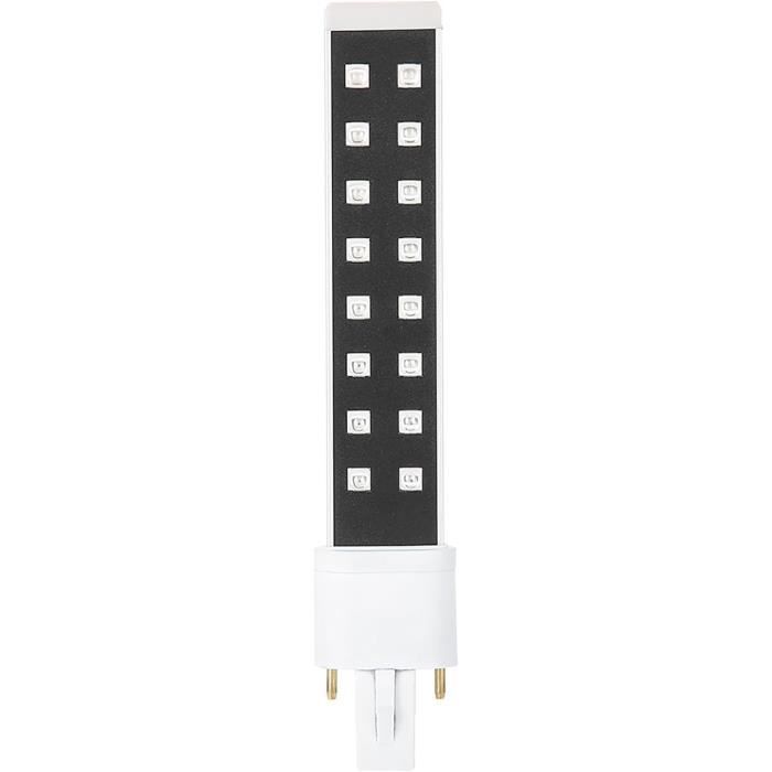 9W Tube Remplacement UV 365nm Pour Lampe Sèche-Ongles - Ampoule Double Source NailStar