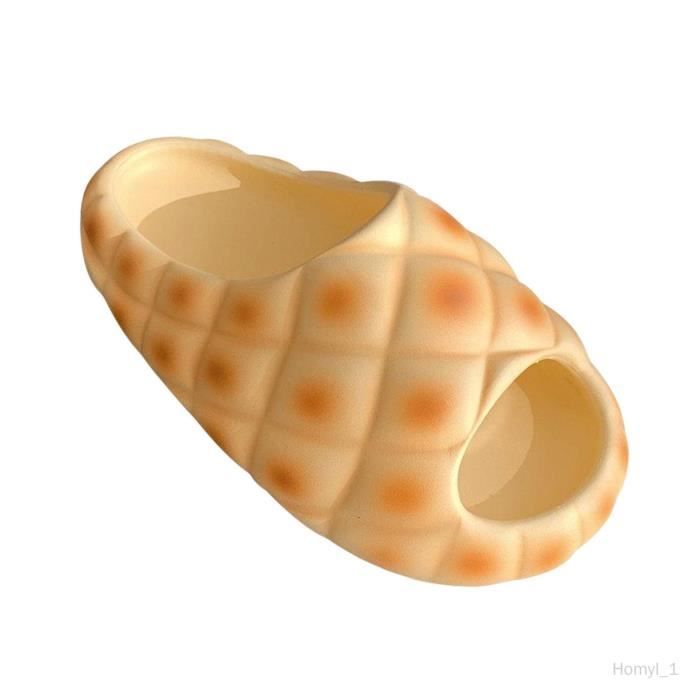 Chaussons Biscuits Moelleux - Pantoufles Chaudes Unisex Pour La Maison, Semelle Antidérapante, Tailles M (36-40) Et L (41-45)