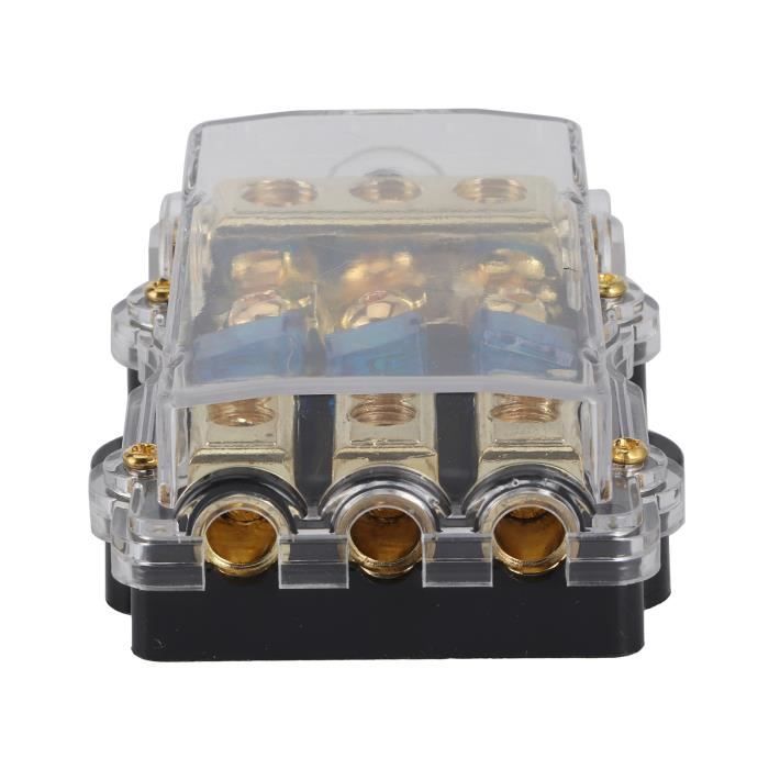 Jex Electronics Negative Battery Terminal Power Distribution Connector – 1/0, 4, 8 AWG