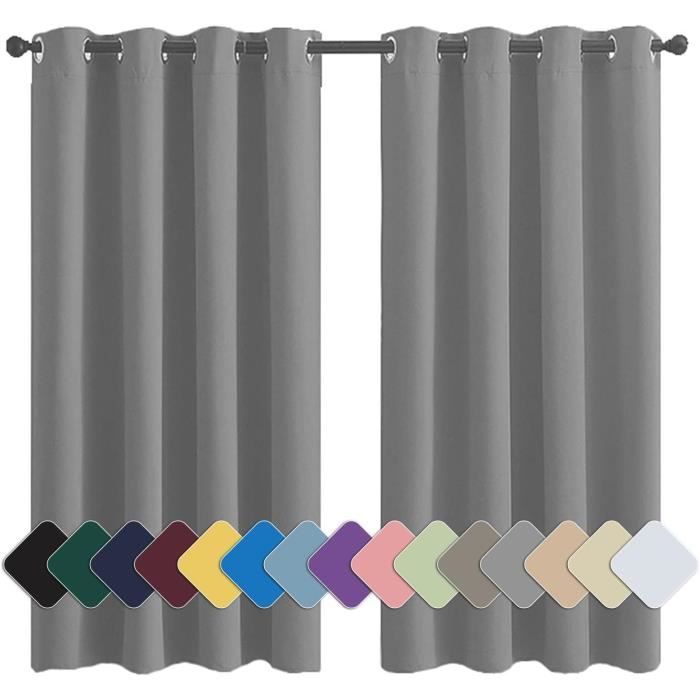 Rideau occultant pour porte de fenêtre ançaise, stores opaques, 1 panneau, salon et chambre à coucher, importation x 64cm, 183 cm x 64cm, 183 cm x audit cm  15
