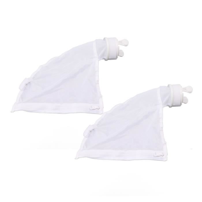 Gibot 2 Sacs De Nettoyeur Piscine Polaris 280 480 - Poche Filtrante Nylon Robuste Avec Zip