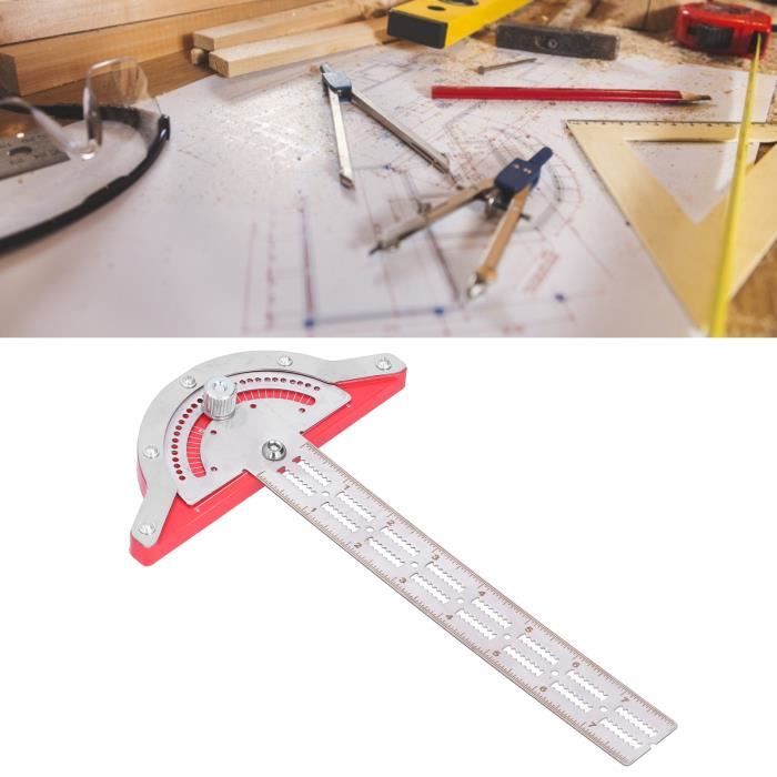 2 Règles Carrées En L Avec Niveau Intégré – SODIAL, Pour Mesures Et Angles Sans Prise De Tête