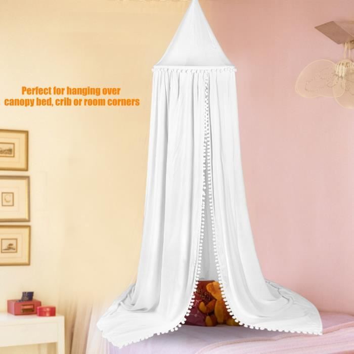 Cadre Baldaquin Lit ZJFJMBD - Structure Métal Pour Moustiquaire Déco