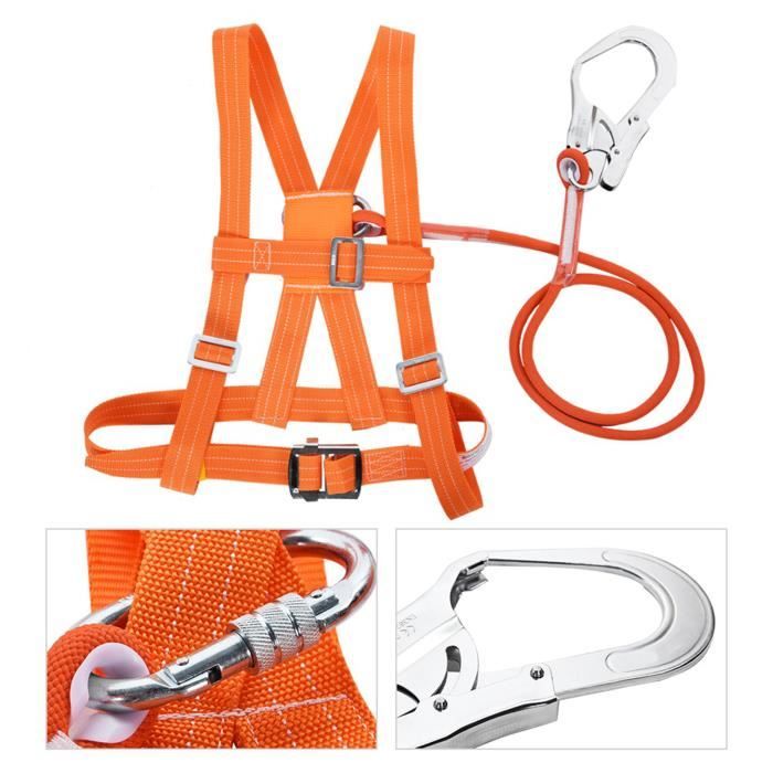 Harnais De Sécurité Escalade FHFallArrest, Ceinture Boucle Langue Ventilée Avec 2 Points D'ancrage
