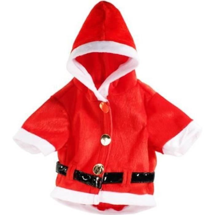 DEGUISEMENT PERRUQUE Costume de Noël pour chien ou chat rouge