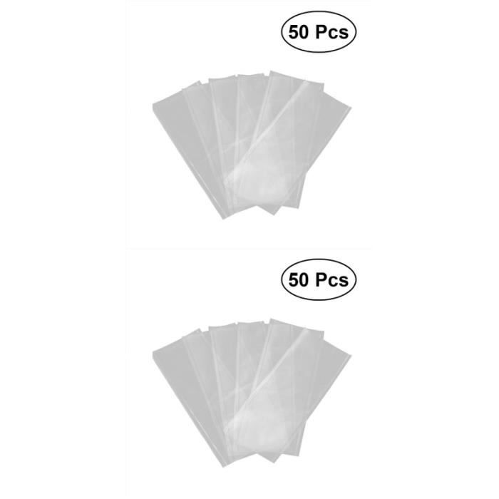 100 Sacs Solubles PVA Pour Pêche à La Carpe - Sacs Appâts 14.5x7.5cm - Dissolution Rapide Sans Résidu