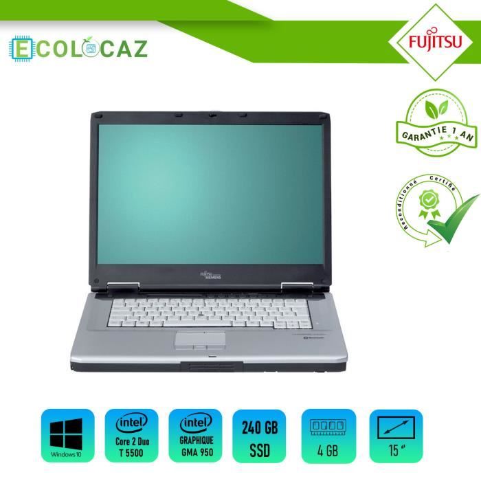 Ordinateur Portable FUJITSU LifeBook C1410 15 Win 10 Pro (x64 ...