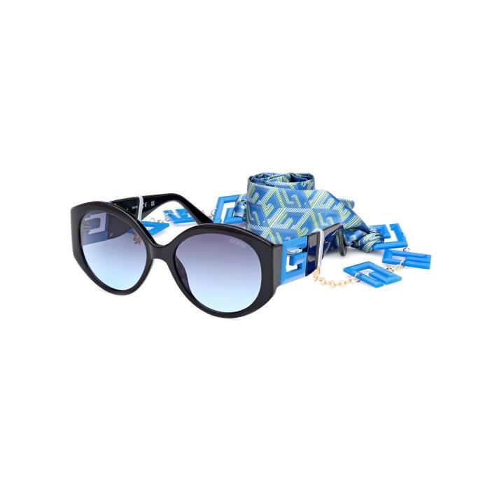 Lunettes de Soleil Guess GU7917 56/17/140 92W shiny black INJECTED SUNGLASSES WOMAN Guess GU7917 shiny black Sun glasses 56 17 140