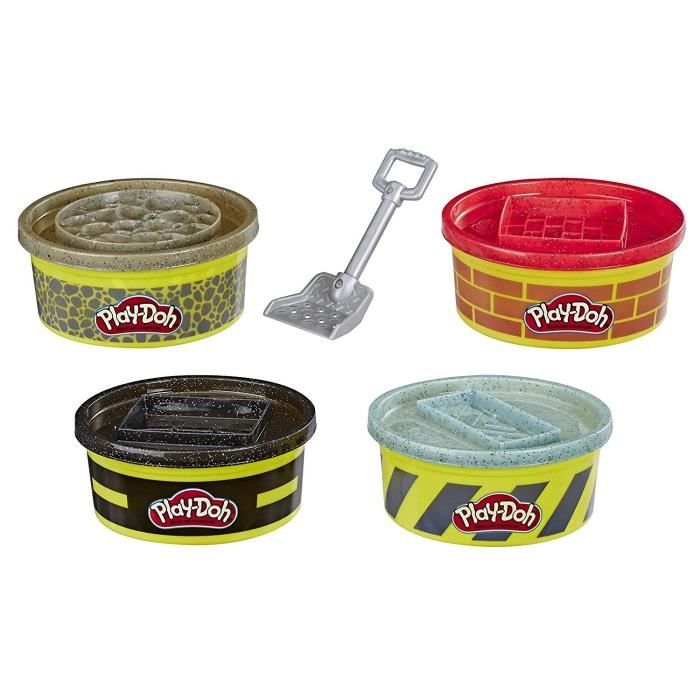 Kit Pâtissier Pate Modeler Robot Pâtissier 4 pots Multi Couleurs Enfant 3ans