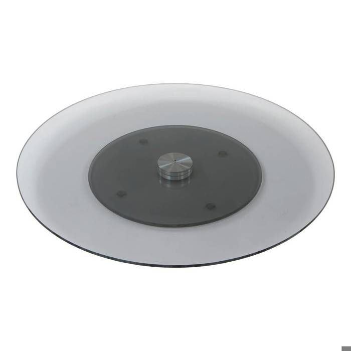 Plateau mobile tournant D70cm en verre trempé - Hespéride