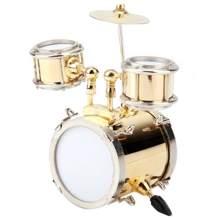 Instrument De Musique Miniature Pour Maison De Poupée - Tambour En PP - Multicolore - Neuf