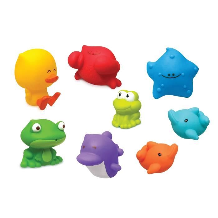 Coffret de bain 3 jouets - INFANTINO - multicolor, Jouet