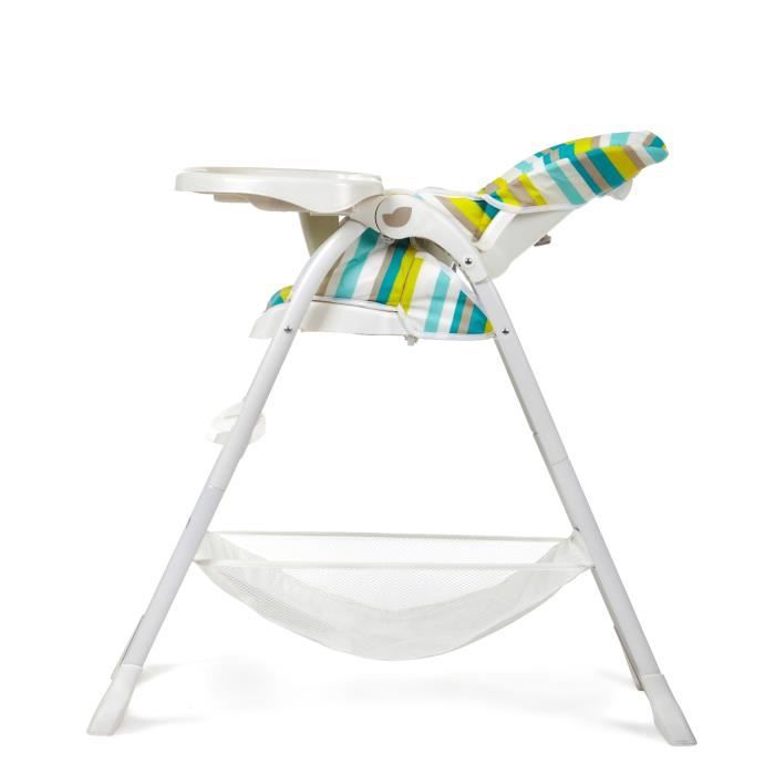 Chaise haute Joie Mimzy Snacker rayures Cdiscount Pu riculture