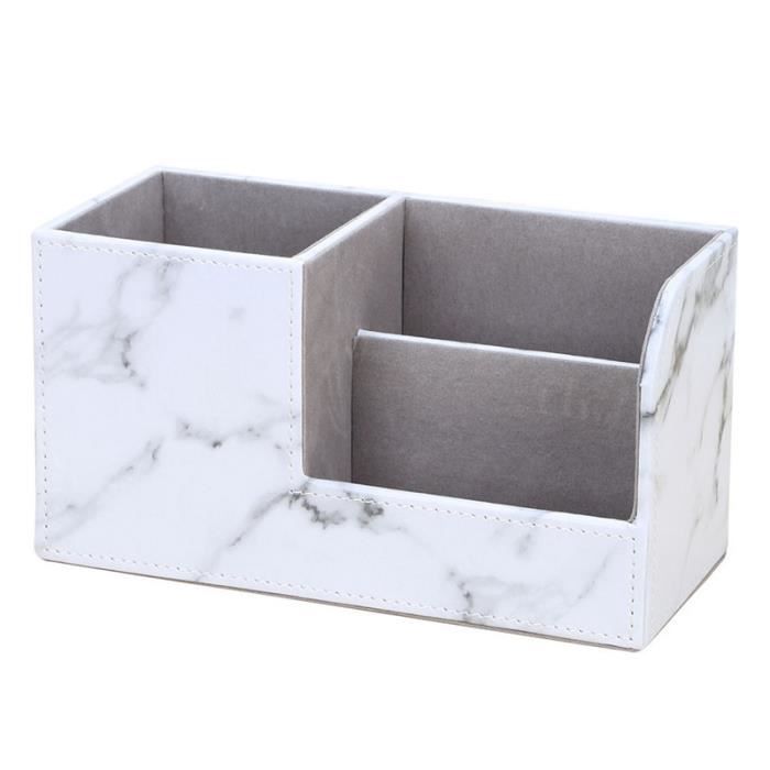 Organisateur De Télécommandes En Acrylique à 6 Compartiments - 18x11.5x12 Cm - Pour Ranger Téléphone, Clés, Bureau, Salon - 6
