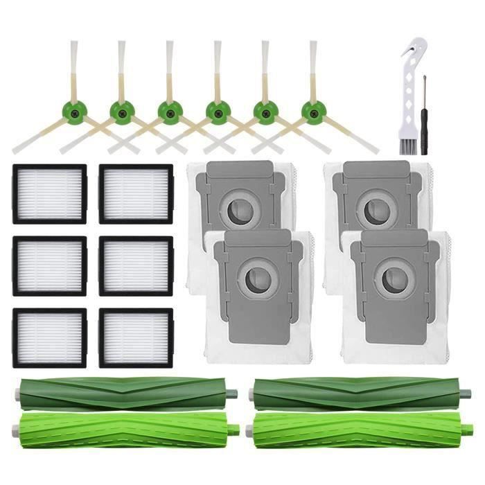 Kit Pièces accessoires pour iRobot Roomba serie i7 i7+/i7 Plus E5 E6 E7  Filtres et Brosses pour Aspirateur Robot (lot de 8) - Cdiscount  Electroménager
