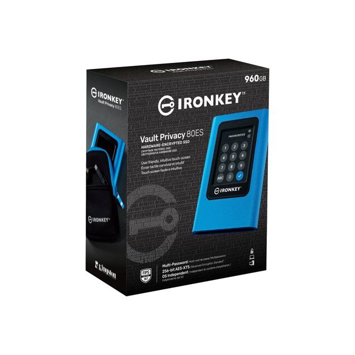 Kingston SSD IronKey Vault Privacy 80 3.84 To - vue 8