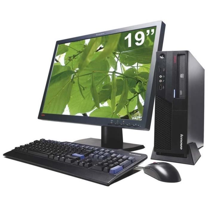 LENOVO THINKCENTRE M58P + Ecran 19 - E8400 3.0Ghz - Lenovo