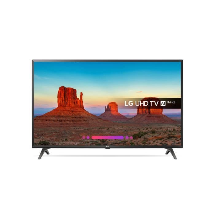 Télévision LG 55UK6300PLB - 55 po - 4K Ultra HD - Smart TV - Wifi - Noir