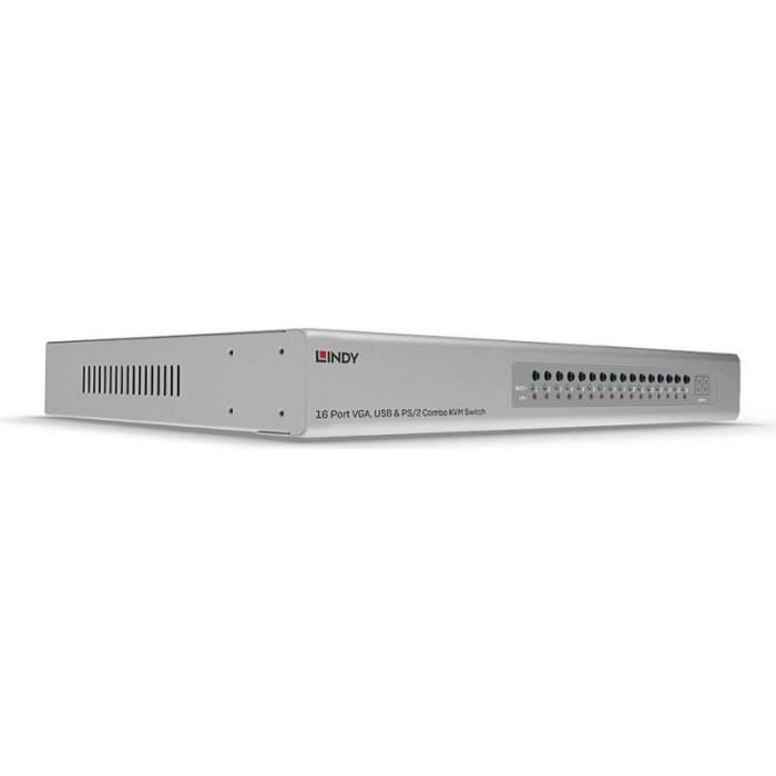 Lindy KVM Switch - 39527 - Rack-mountable - Couleur - Type Rack-mount